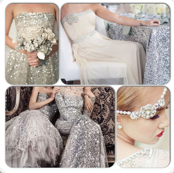 Silver bridesmaid dress ideas