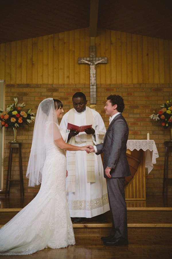 Country church wedding