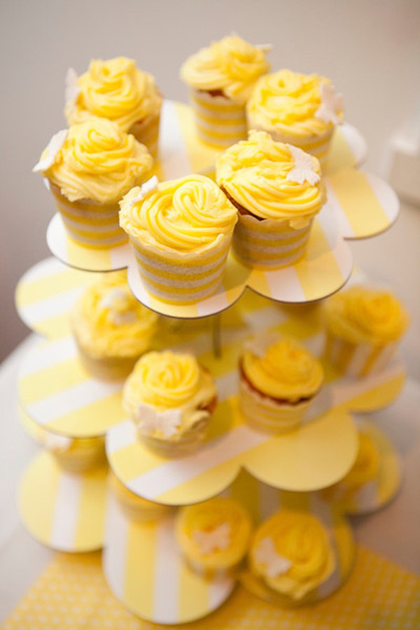 Yellow Cupcakes as Bright as Sunshine