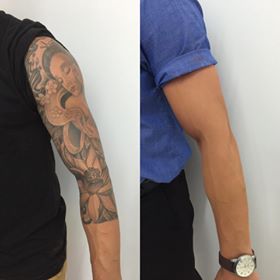 Covering up a mens tattoo sleeve