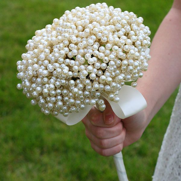 Pearl bridal bouquet