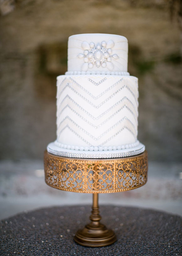 Decorative Gatsby Wedding Cakes