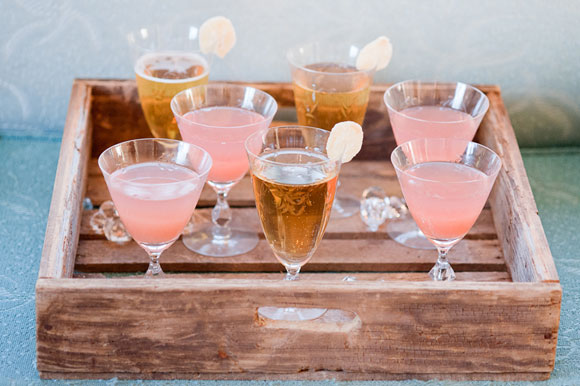 Country wedding signature cocktails