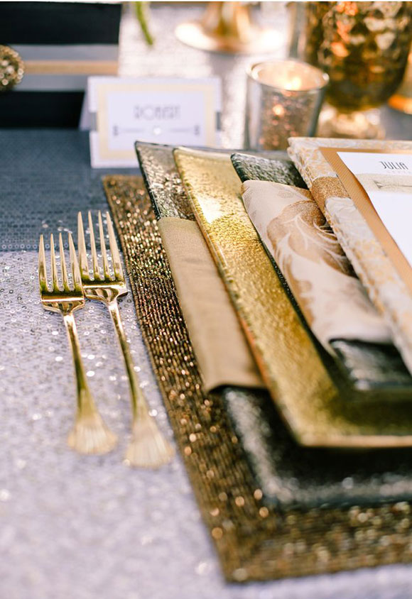Great Gatsby Table Wedding Styling