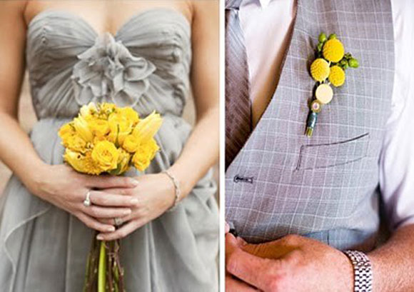 Grey and yellow go together like a horse and carriage