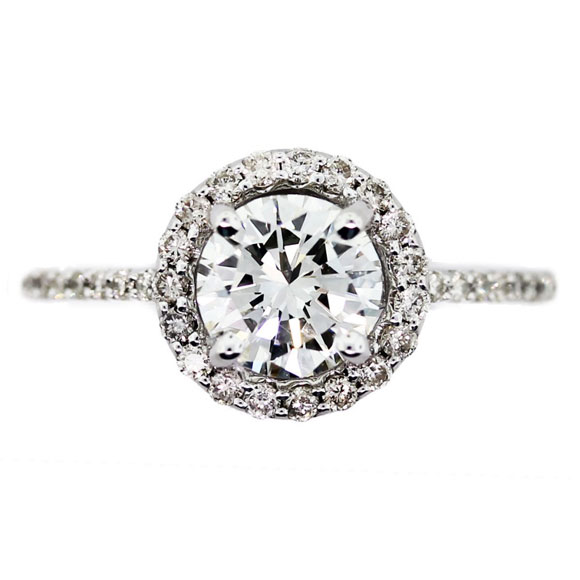 Classic cut engagement ring 