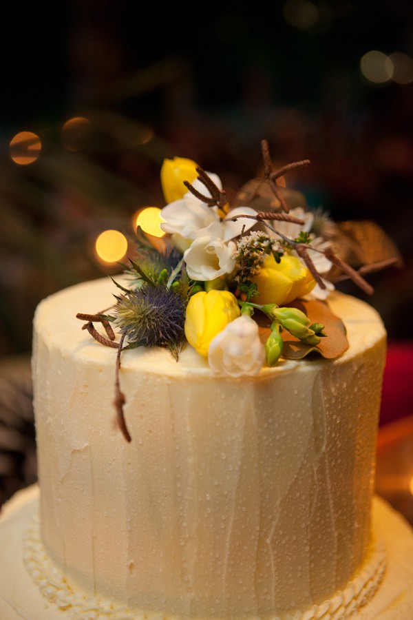 Wedding cake closeup