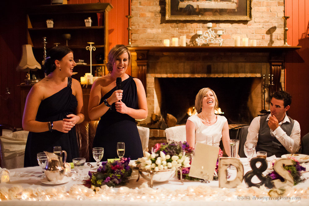 Bridesmaid speeches