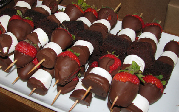 What better way to celebrate your I do's than with chocolate covered strawberries 