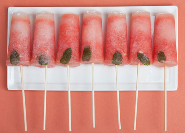 Watermelon iceblocks for those summer weddings