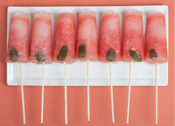 Watermelon iceblocks for those summer weddings