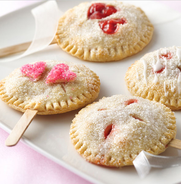 Wedding love pie on a stick