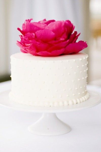 small intimate wedding cake options