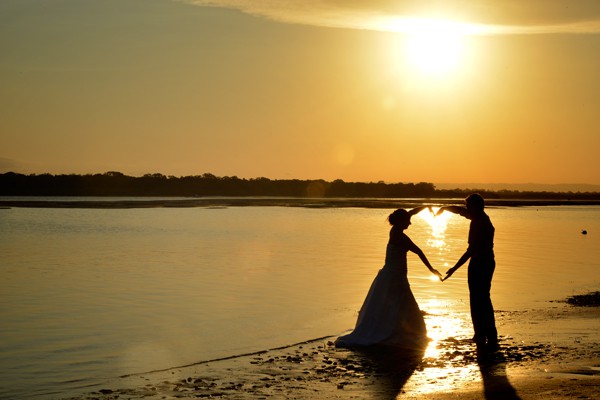 Sunshine Coast Sunset Wedding