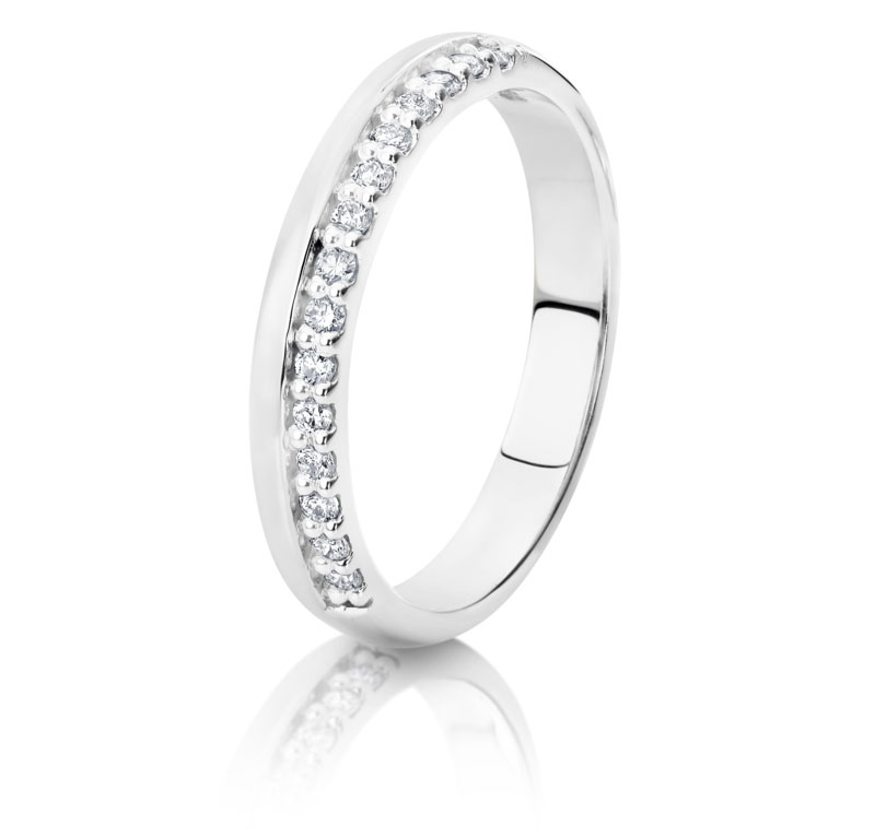White diamond wedding ring from Argyle Jewellers.