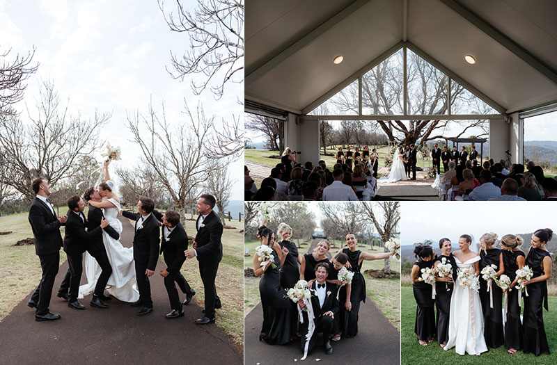 Good vibes throughout the day of Chelsea & Christian's wedding.