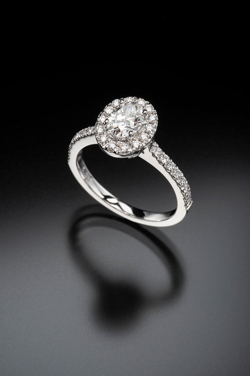 Oval shaped Diamond ring from Arnold & Co. Jewellery