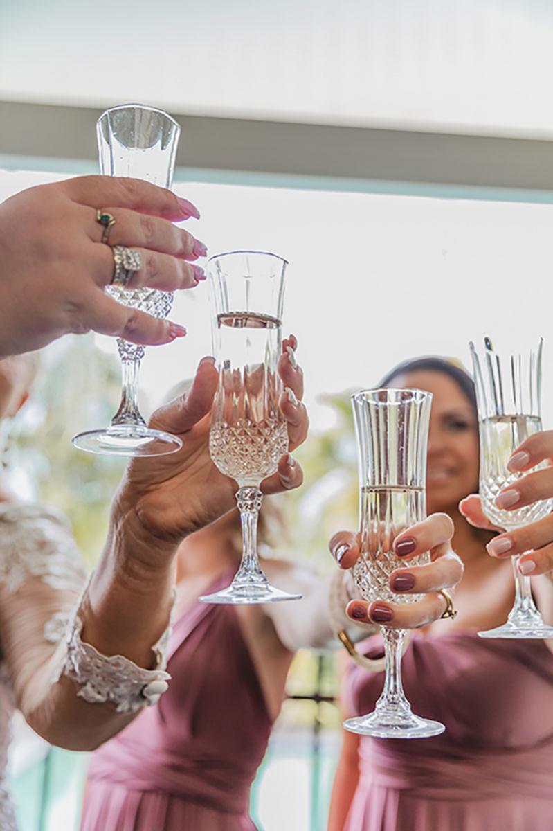 a toast to the married couple.