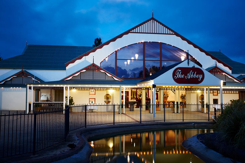 Front view of The Abbey Function Centre.