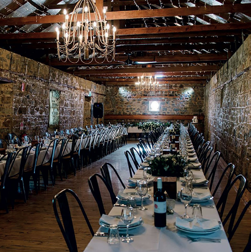Gorgeous rustic style wedding set for a wedding at The Old Coach Stables.