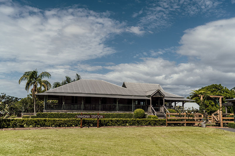 The historic Homestead at Yandina Station.