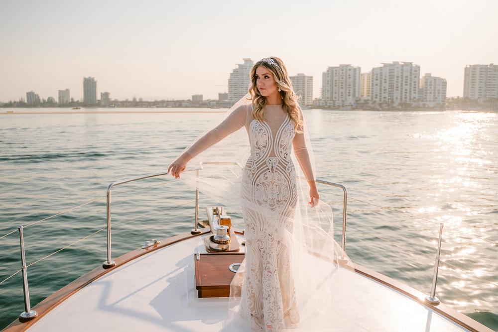 slim fit dress slacks Rose Gold Beach Wedding Dress from Lace and Soft Tulle