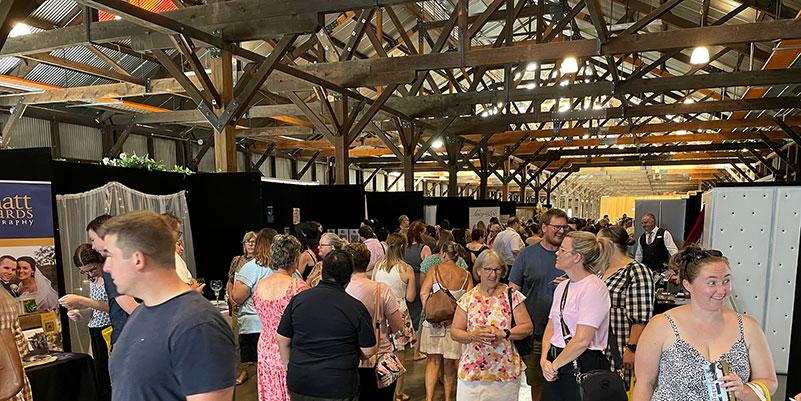 A large variety of wedding suppliers and attendees at Your Local Wedding Guide Toowoomba Expo.