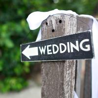 Wedding sign