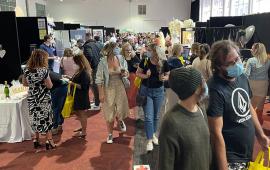 Attendees visiting Your Local Wedding Guide Canberra Expo