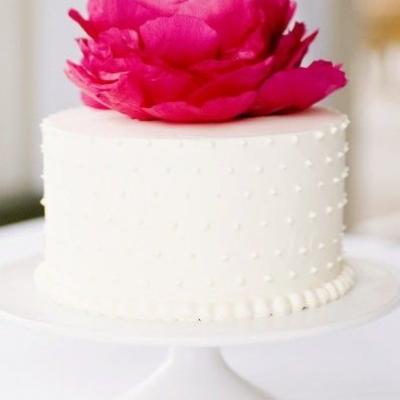 small intimate wedding cake options