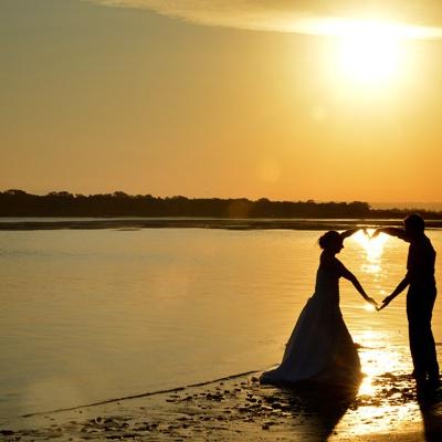 Sunshine Coast Sunset Wedding