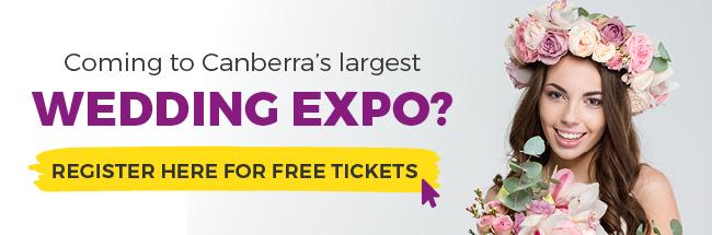 Coming to Your Local Wedding Guide's Canberra Expo banner